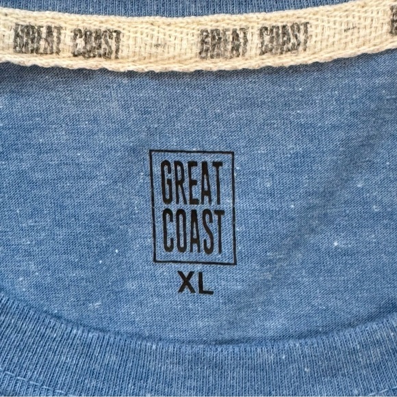 Blue Long Sleeve Tee with Great Lakes - Picture 3 of 3
